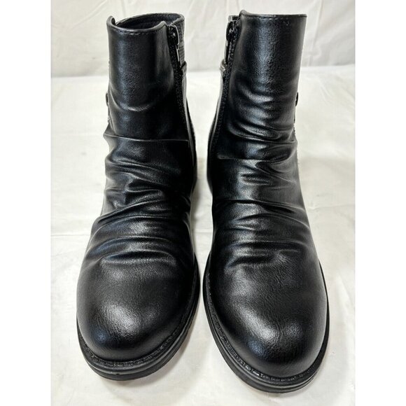 Sean Alan Riley Waterproof Black Ankle Boot Size 7 - Picture 6 of 15